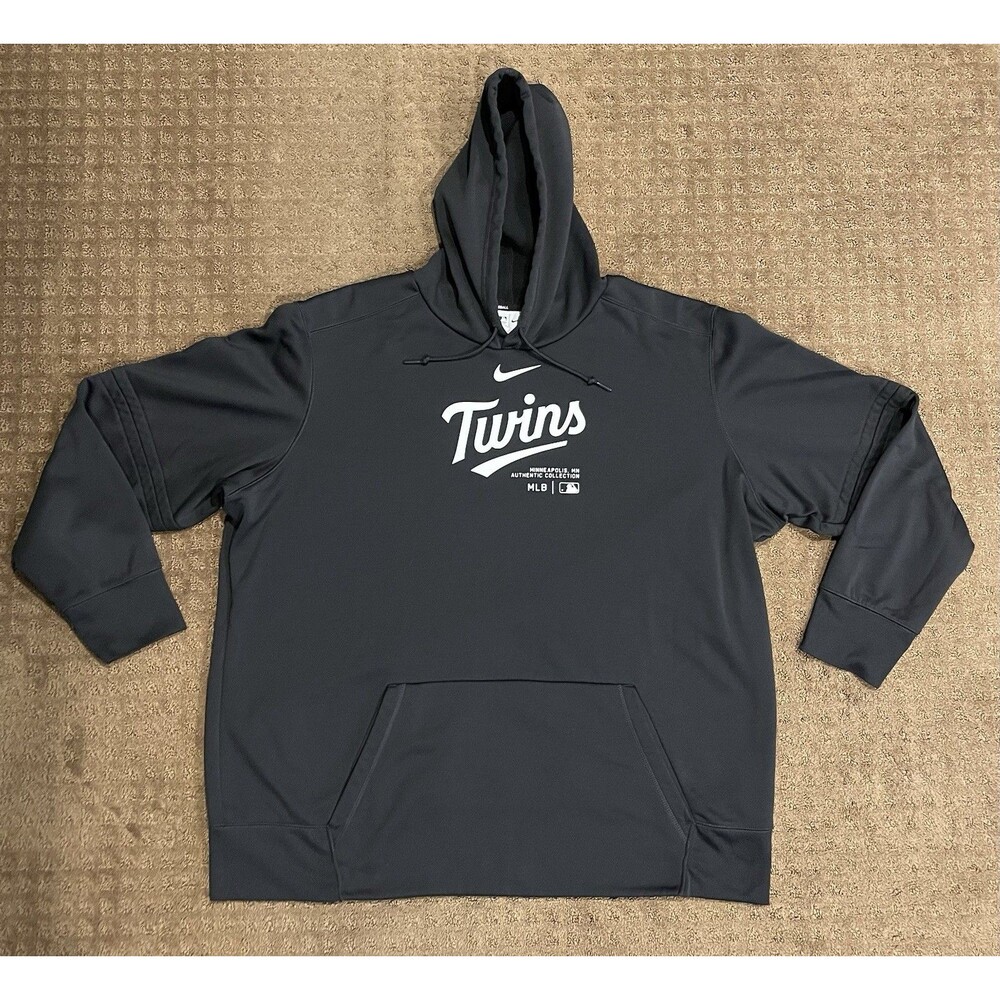 Nike Minnesota Twins Therma-Fit Hoodie MLB Authentic Collection Men’s 3XL EUC